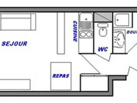 Appartement 2 pièces avec balcon plein sud, vue montagne - Les Saisies : photo 4