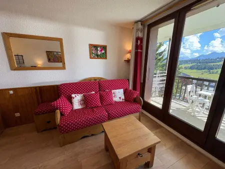 Appartement 2 pièces avec balcon plein sud, vue montagne - Les Saisies : photo 9