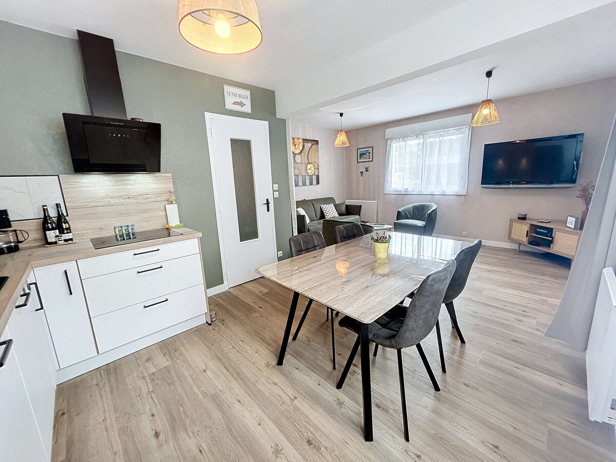Appartement rénové 100m plage, parking privé à Jullouville - Photo 9