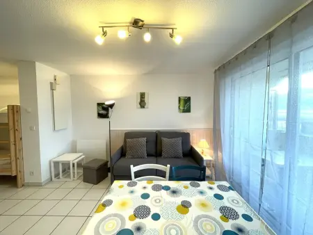 Studio confortable avec balcon et parking à Vieux-Boucau : photo 6