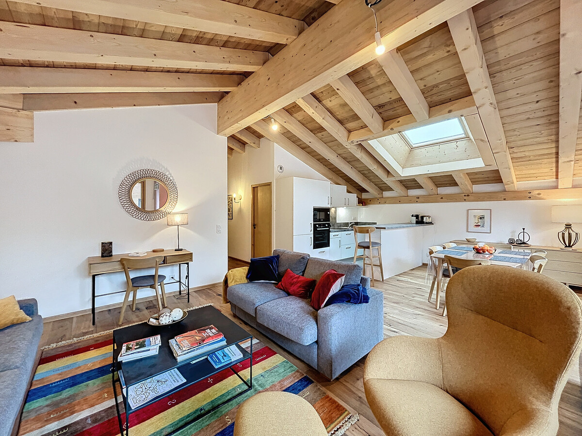Appartement 4 chambres vue Mont Blanc à Combloux - Photo 2