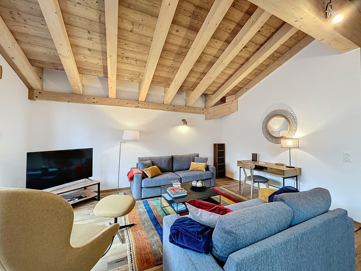 Appartement 4 chambres vue Mont Blanc à Combloux - Photo 4