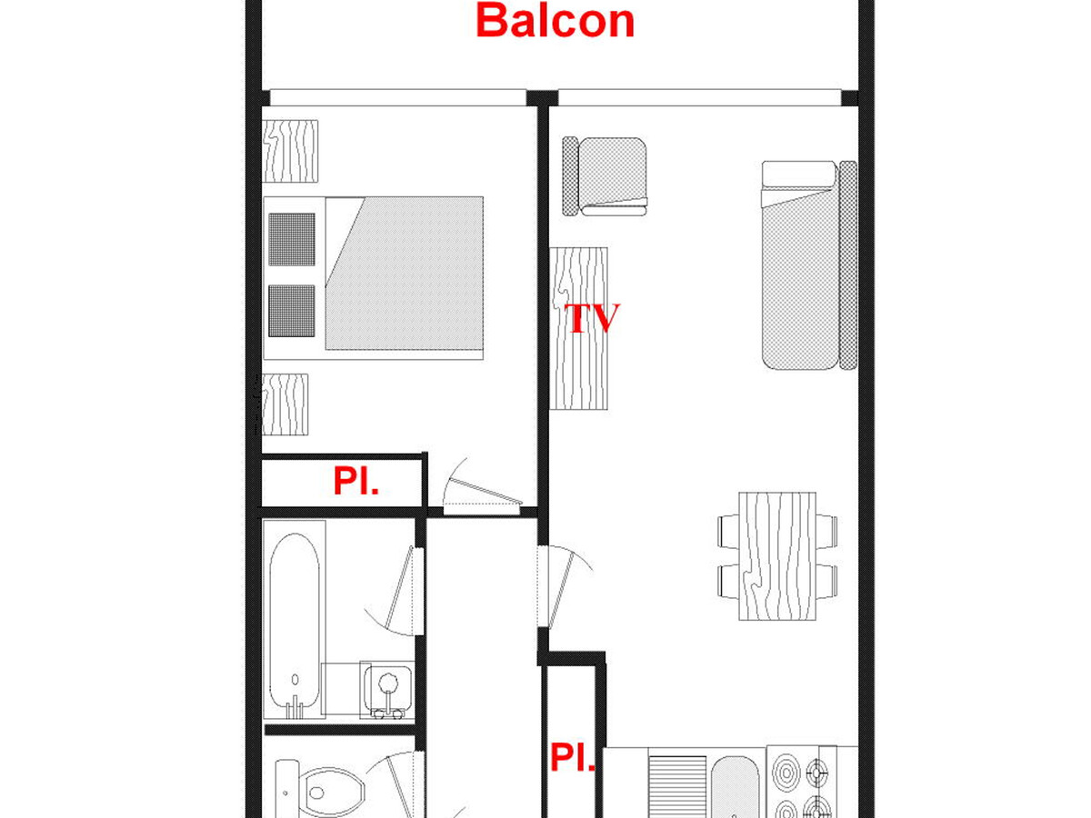 Appartement 38m² vue Mont Charvin, piscine été - Photo 11