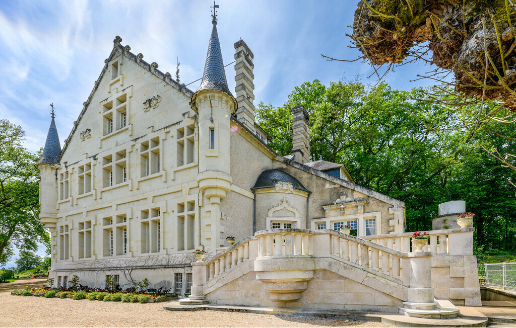 Château du 19e siècle avec piscine chauffée à Lencloître - Photo 1