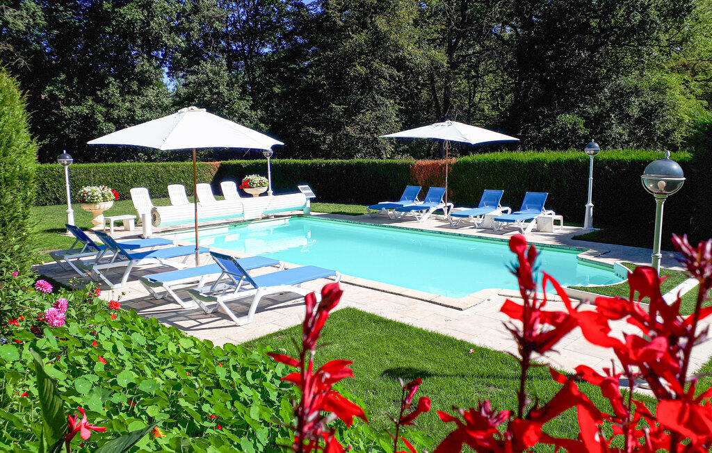 Château du 19e siècle avec piscine chauffée à Lencloître - Photo 11