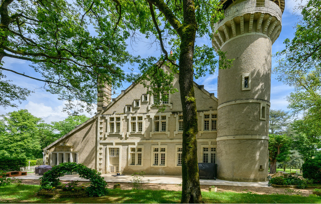 Château du 19e siècle avec piscine chauffée à Lencloître - Photo 19