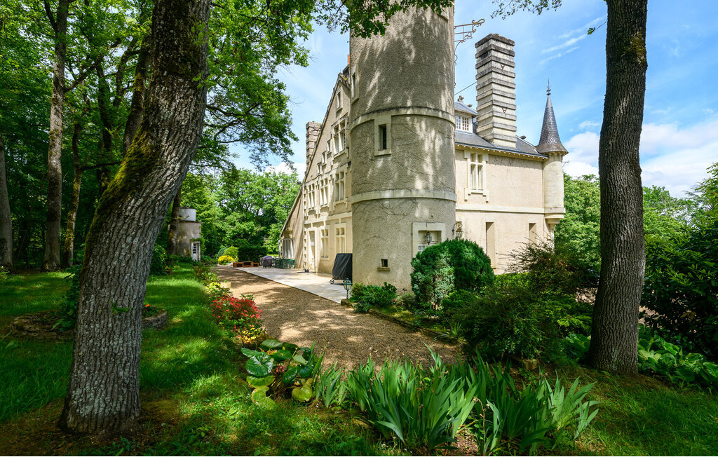 Château du 19e siècle avec piscine chauffée à Lencloître - Photo 21