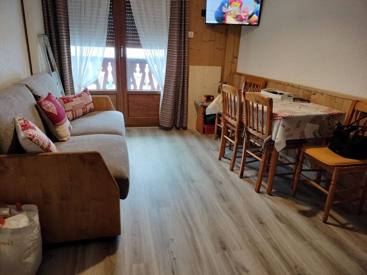 Appartement mezzanine 4 pers avec balcon sud à Valloire - Photo 1
