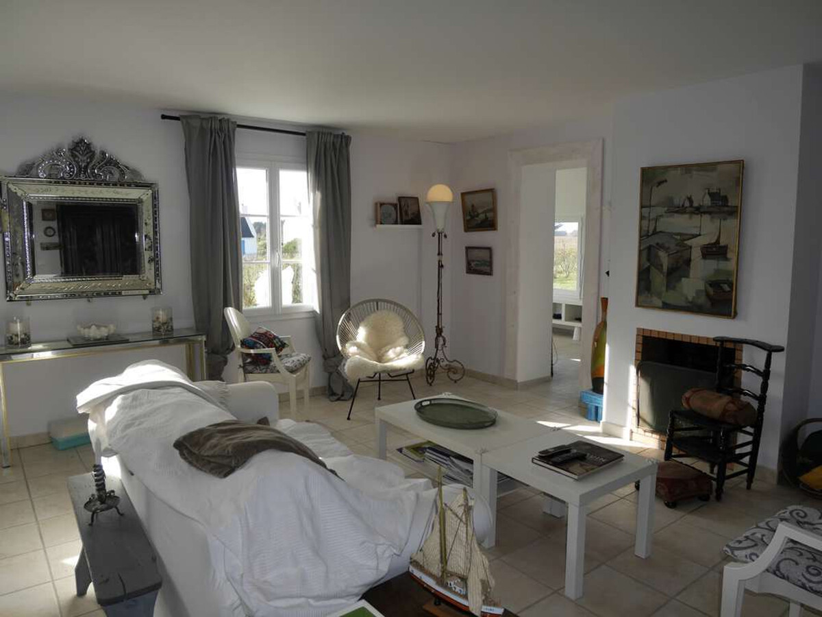 Maison 4 chambres Sauzon : vue mer, terrain clos 1000m² - Photo 2