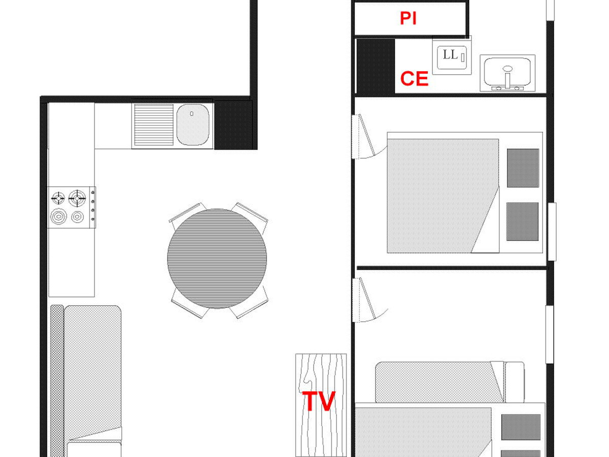 Appartement 6 pers., vue Mont Charvin, parking - Photo 9