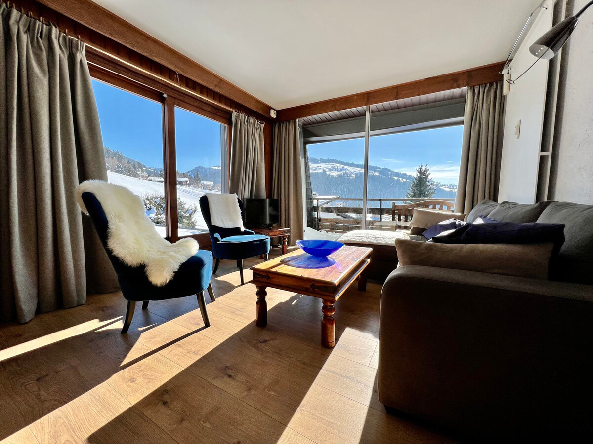 Appartement 5 pers. aux pieds des pistes, balcon Sud - Photo 1