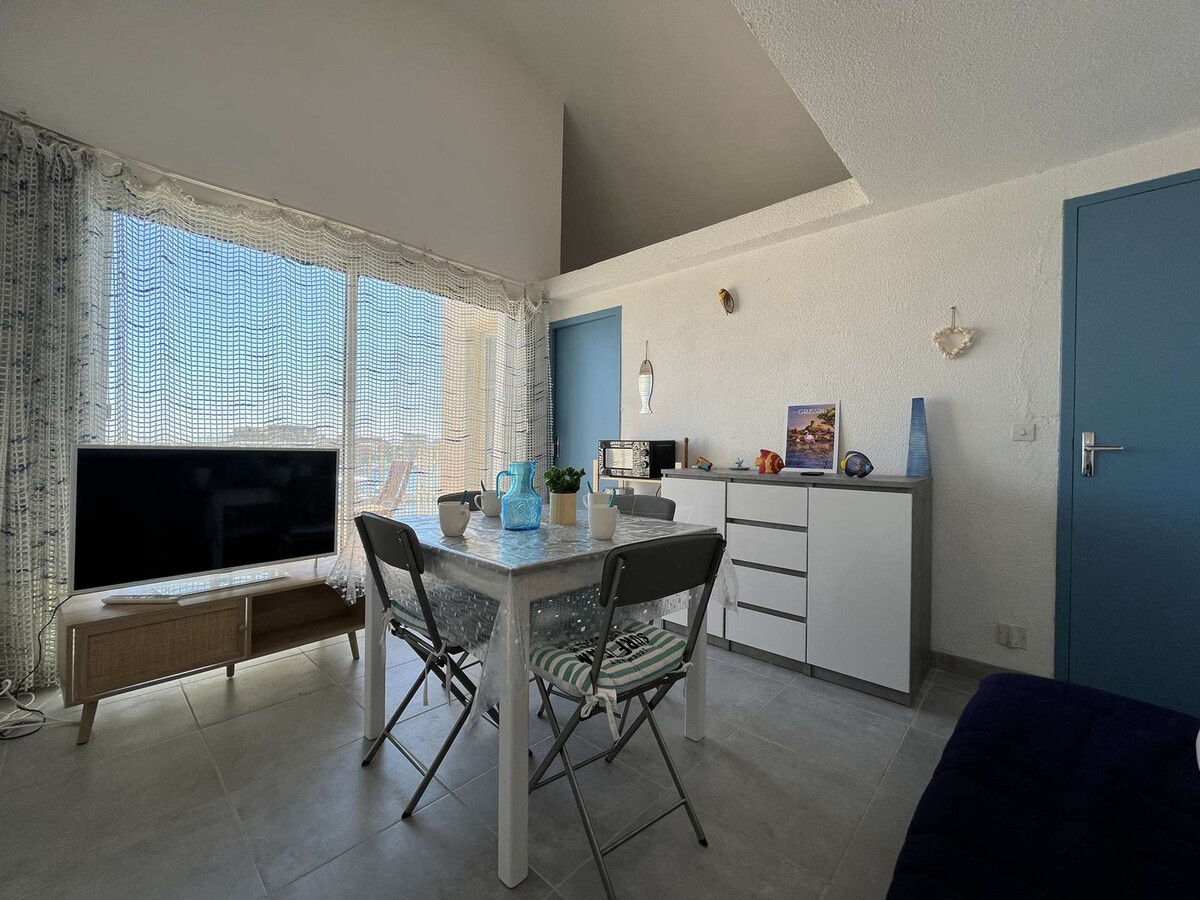 Appartement 4 pers. vue marina à Gruissan, parking privé - Photo 2