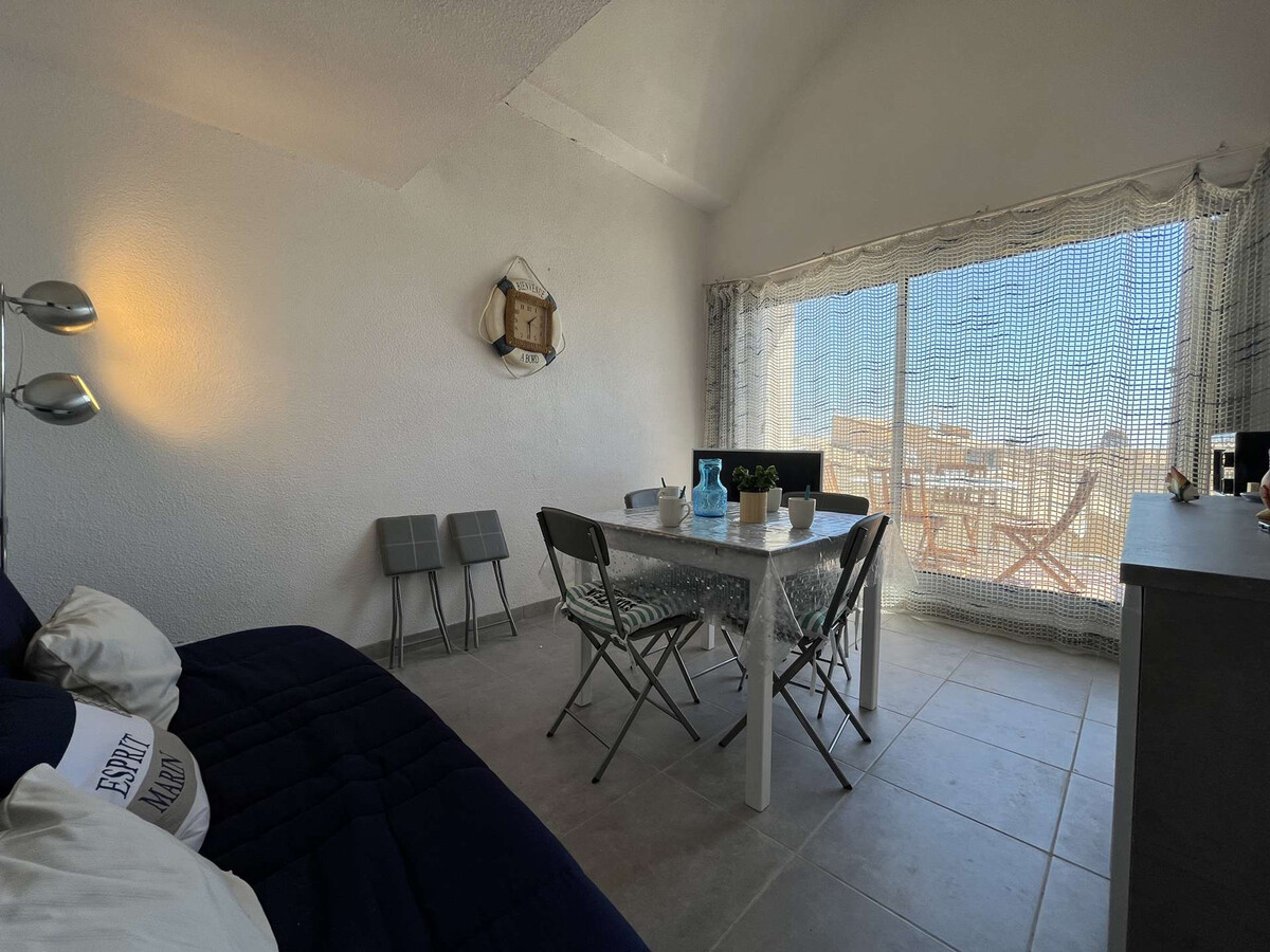 Appartement 4 pers. vue marina à Gruissan, parking privé - Photo 3