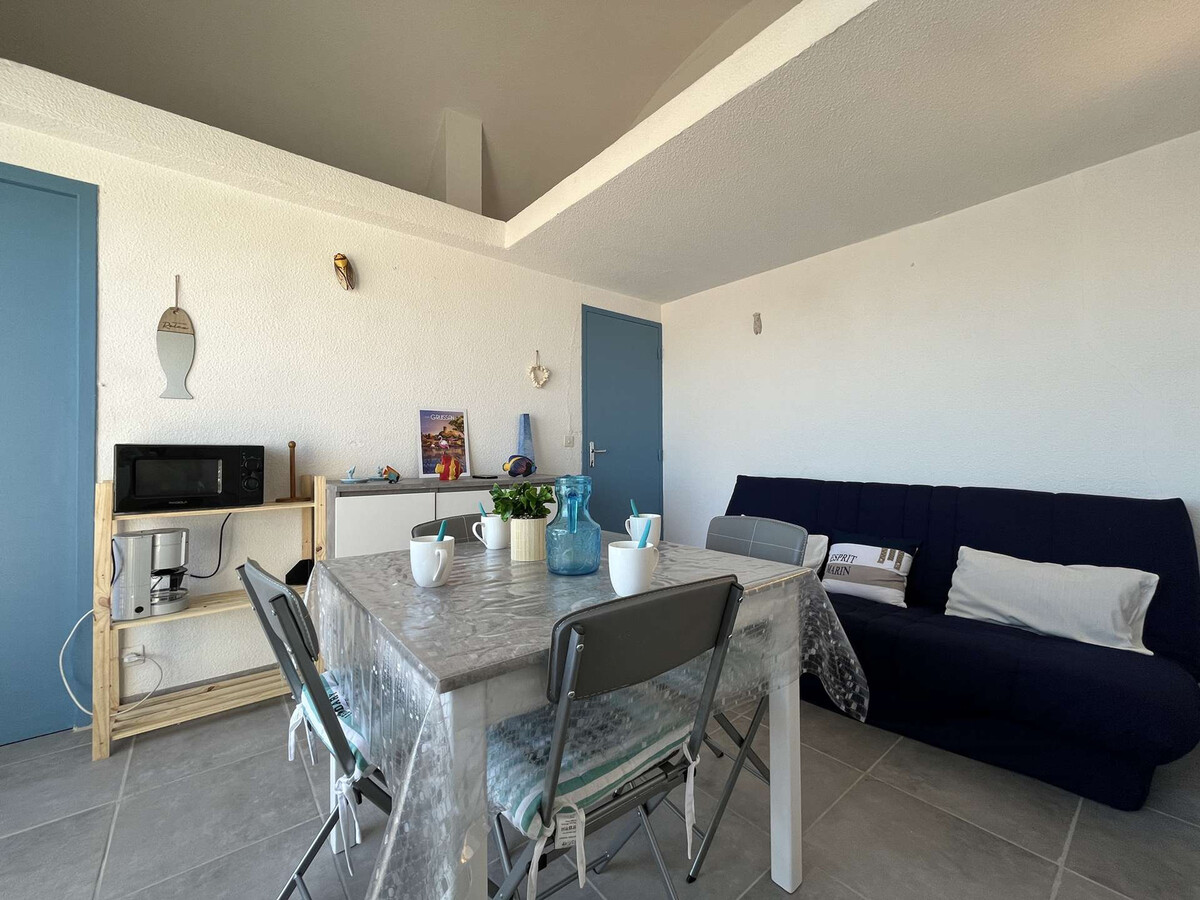 Appartement 4 pers. vue marina à Gruissan, parking privé - Photo 4