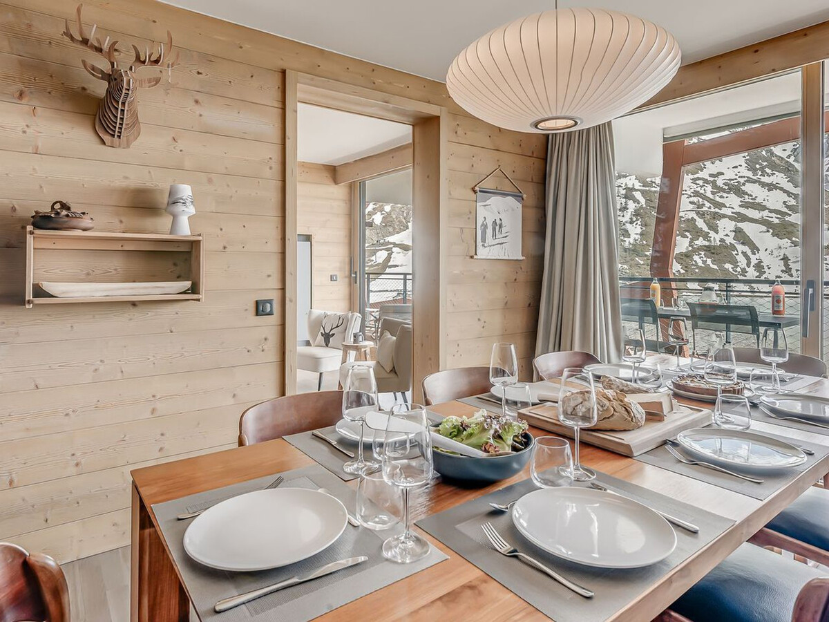 Appartement 8 pers, balcon sud vue lac de Tignes - Photo 3