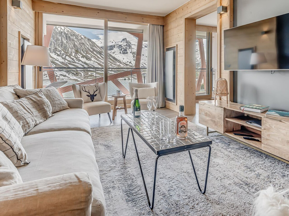 Appartement 8 pers, balcon sud vue lac de Tignes - Photo 4