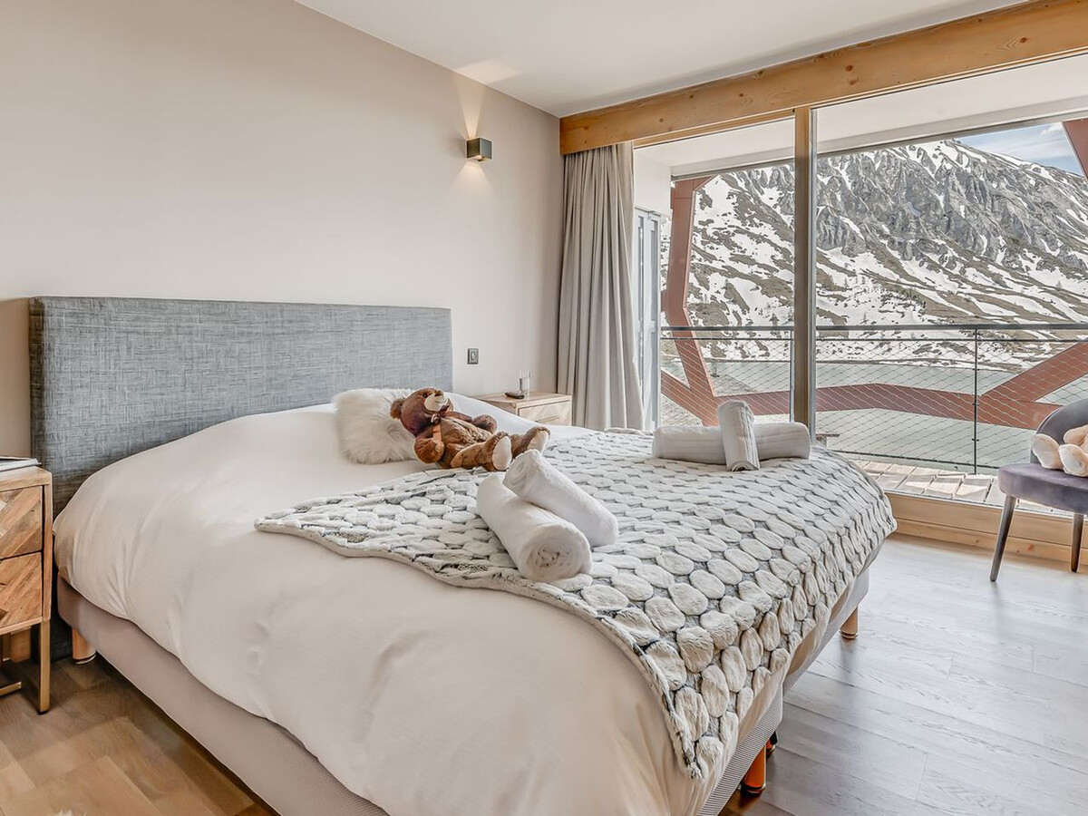 Appartement 8 pers, balcon sud vue lac de Tignes - Photo 6