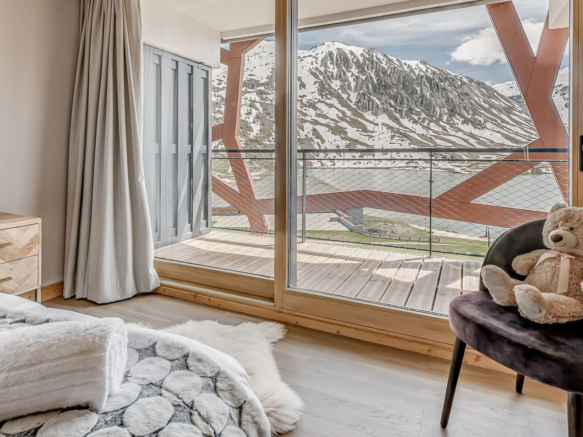 Appartement 8 pers, balcon sud vue lac de Tignes - Photo 15