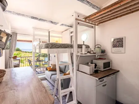 Casa Maza Corta, studio vue mer à Lumio : photo 6