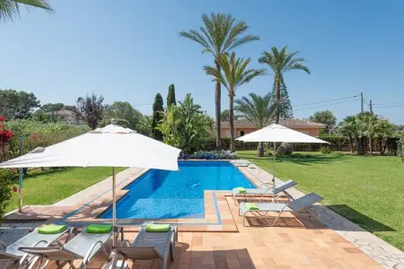 Mulholland Villa – Piscine d'eau salée et jardin à Son Bauló : photo 7