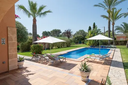Mulholland Villa – Piscine d'eau salée et jardin à Son Bauló : photo 10