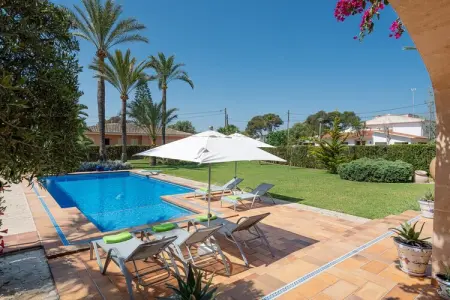 Mulholland Villa – Piscine d'eau salée et jardin à Son Bauló : photo 12