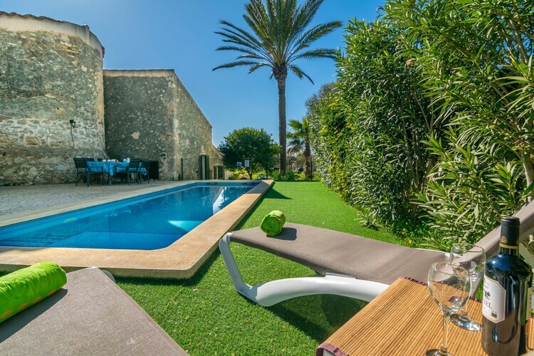 Es Molí Can Torres, villa historique avec piscine à Sineu - Photo 6