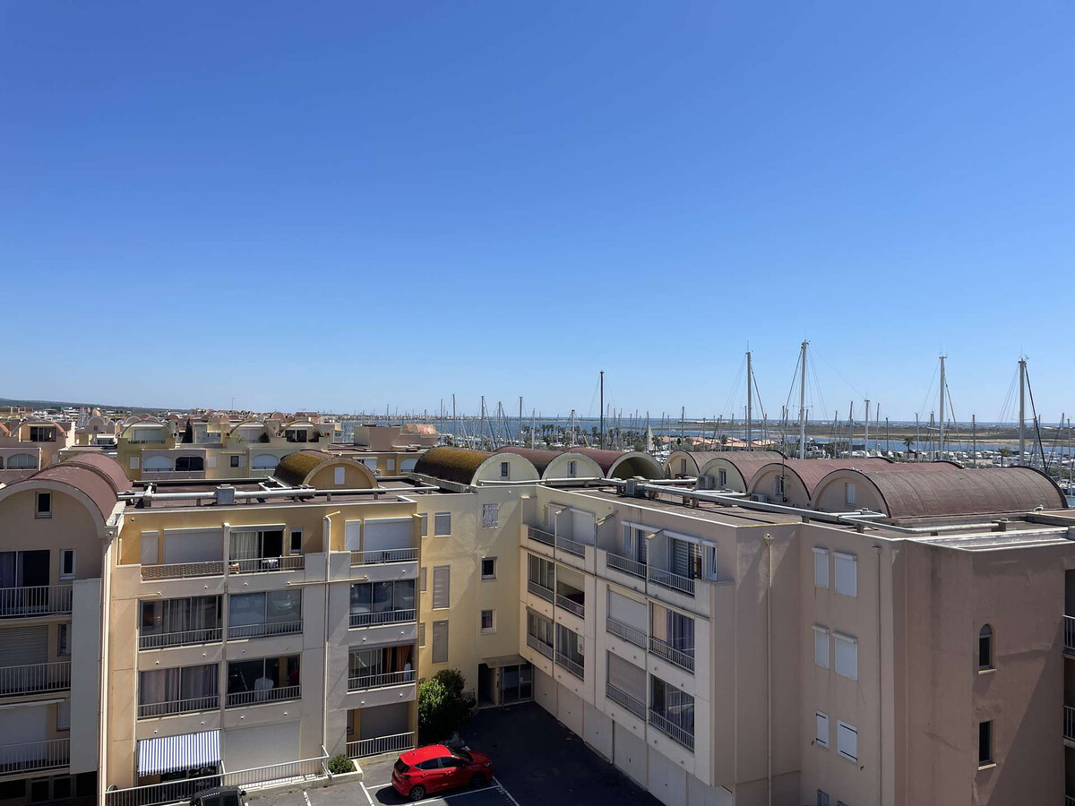 Appt Grande Voile 6 pers, piscine, vue port à Gruissan - Photo 16