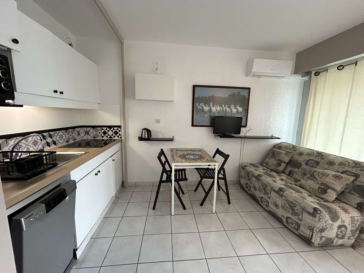 Studio climatisé Port Camargue, 25 m², loggia, piscine - Photo 6