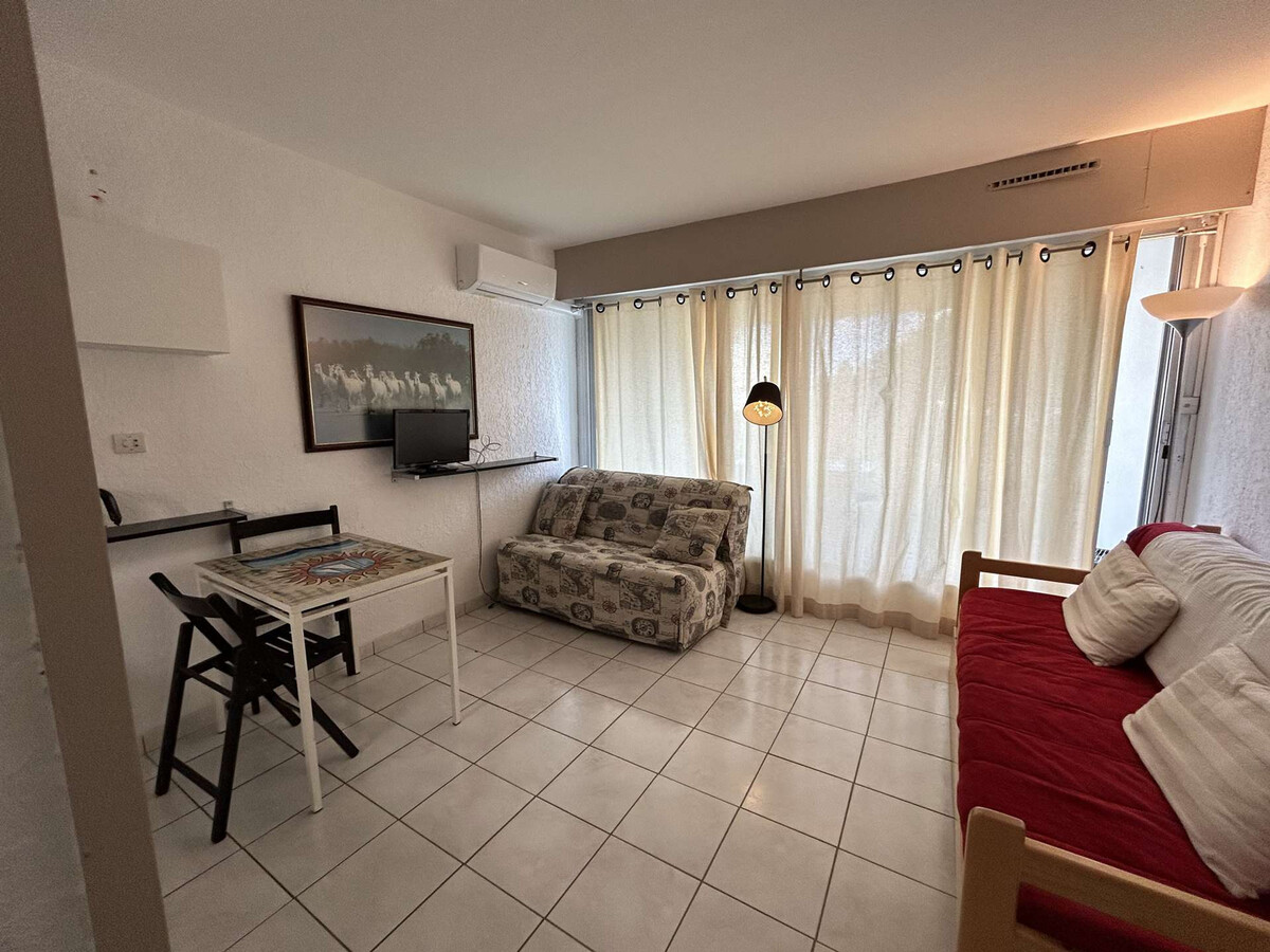 Studio climatisé Port Camargue, 25 m², loggia, piscine - Photo 10