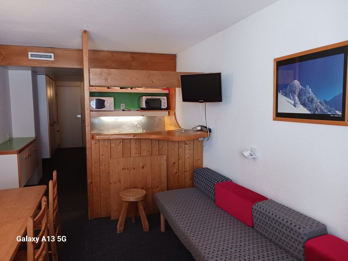 Appartement 2 pièces skis aux pieds, balcon Sud-Ouest, Les Arcs - Photo 2