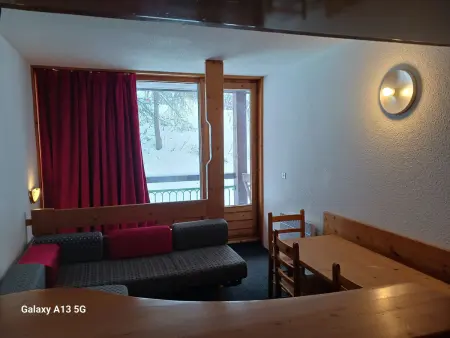 Location appartement à Les Arcs 1800, Appartement skis aux pieds pour 7 personnes, animaux admis, Les Arcs 1800