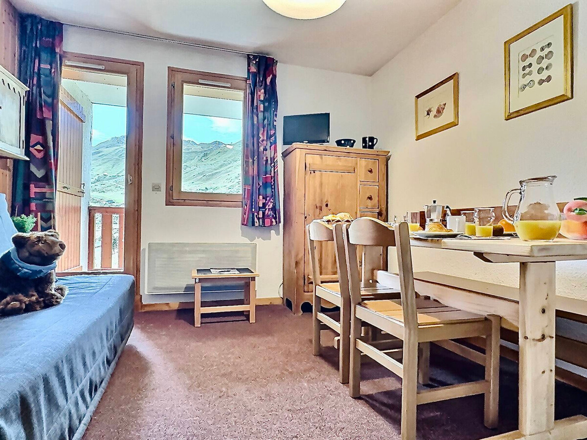 Studio 4 pers à Tignes, balcon sud, vue lac - Photo 1
