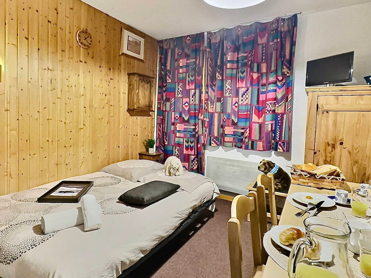 Studio 4 pers à Tignes, balcon sud, vue lac - Photo 11