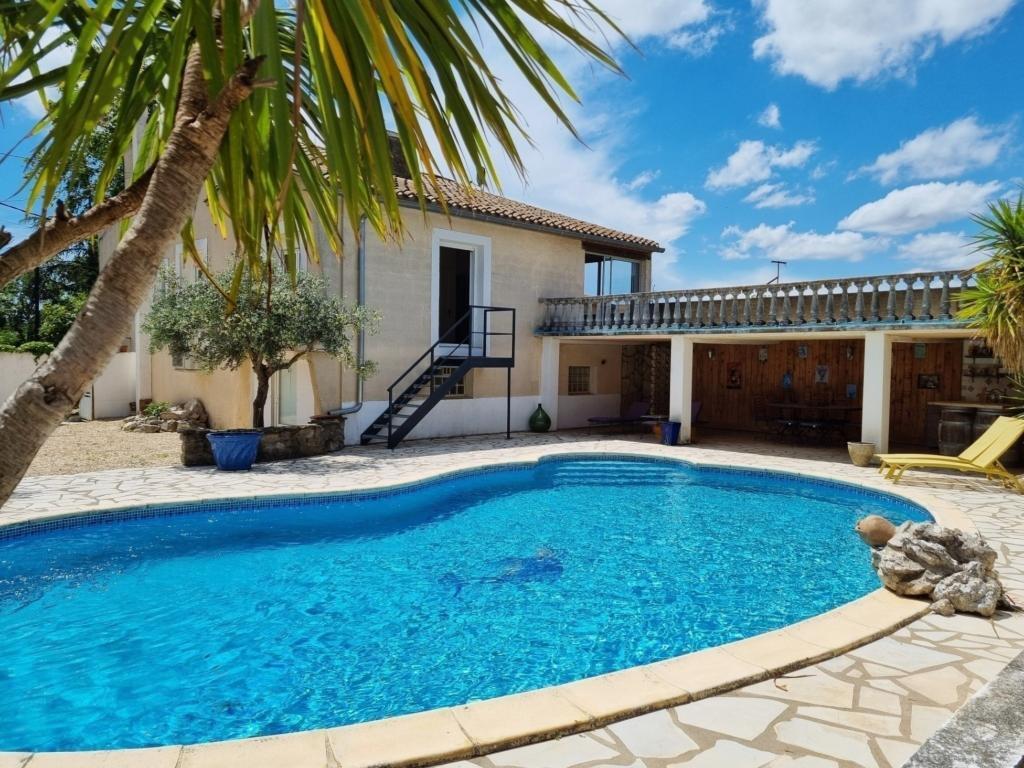 Villa Louis à Homps : piscine privée et terrasse - Photo 1