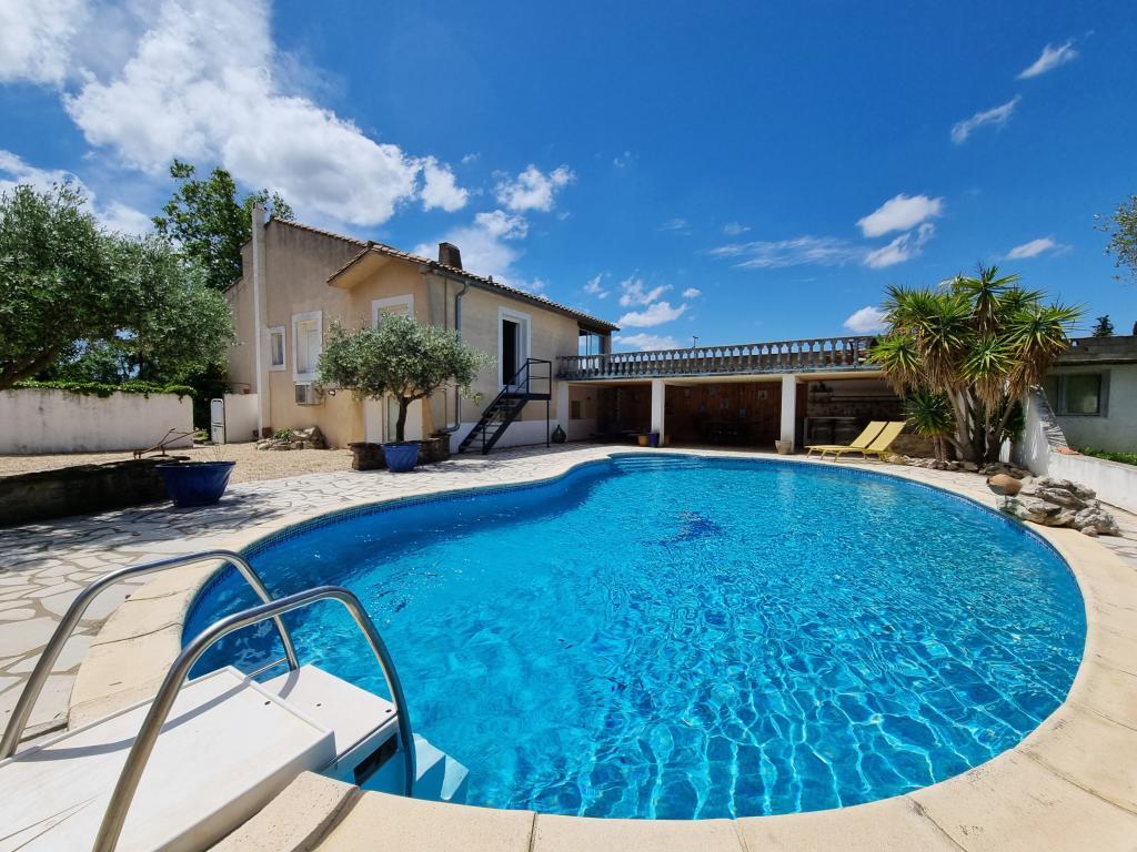 Villa Louis à Homps : piscine privée et terrasse - Photo 6