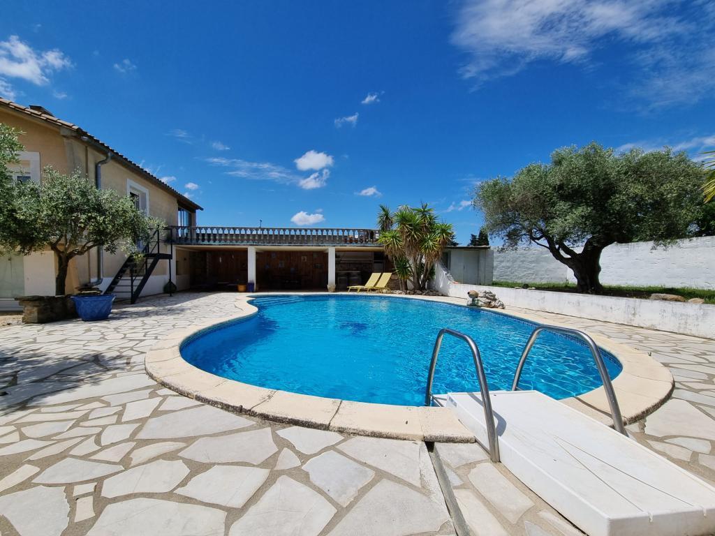 Villa Louis à Homps : piscine privée et terrasse - Photo 21