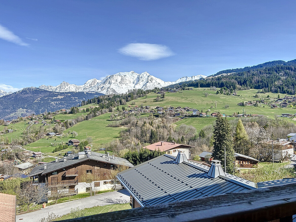Appartement 4 pièces vue Mont Blanc, piscine couverte à Combloux - Photo 3