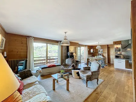 Location appartement à Combloux, Appartement 4 pièces avec piscine couverte à Combloux