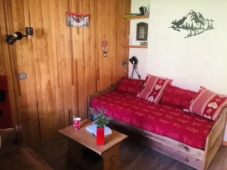 Location appartement à Les Avanchers Valmorel, Studio divisible pour 4 pers. proche pistes avec balcon