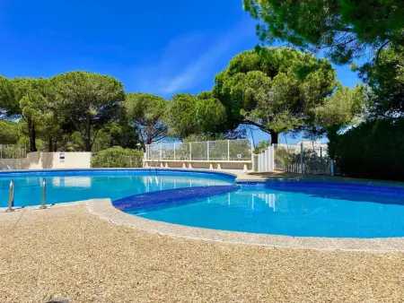 Studio cabine Port Camargue, piscine et terrasse vue port : photo 14