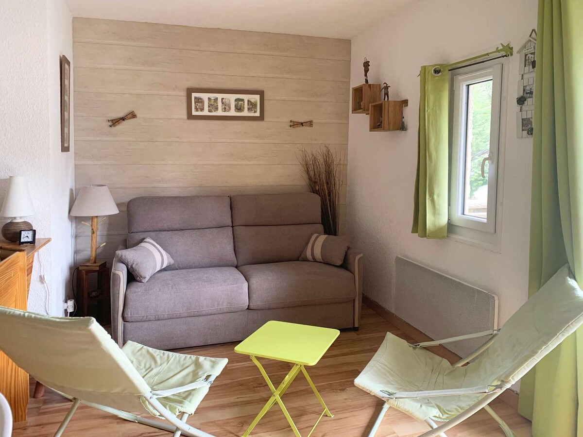 Studio 4 pers aux Orres, skis aux pieds, vue Sud - Photo 2