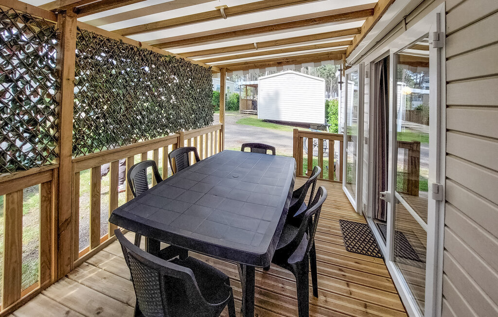 Mobil-home 8 pers. avec piscine chauffée à Saint-Julien-en-Born - Photo 2