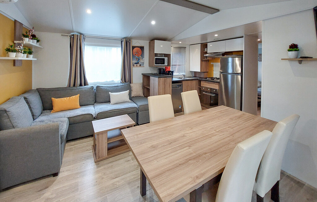 Mobil-home 8 pers. avec piscine chauffée à Saint-Julien-en-Born - Photo 4