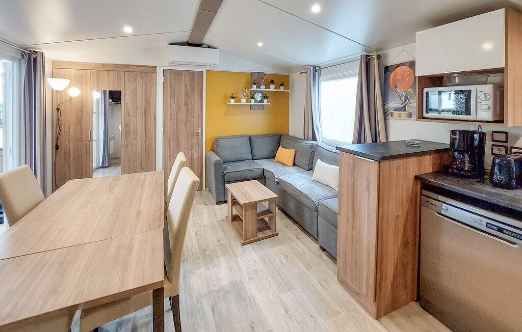 Mobil-home 8 pers. avec piscine chauffée à Saint-Julien-en-Born - Photo 5