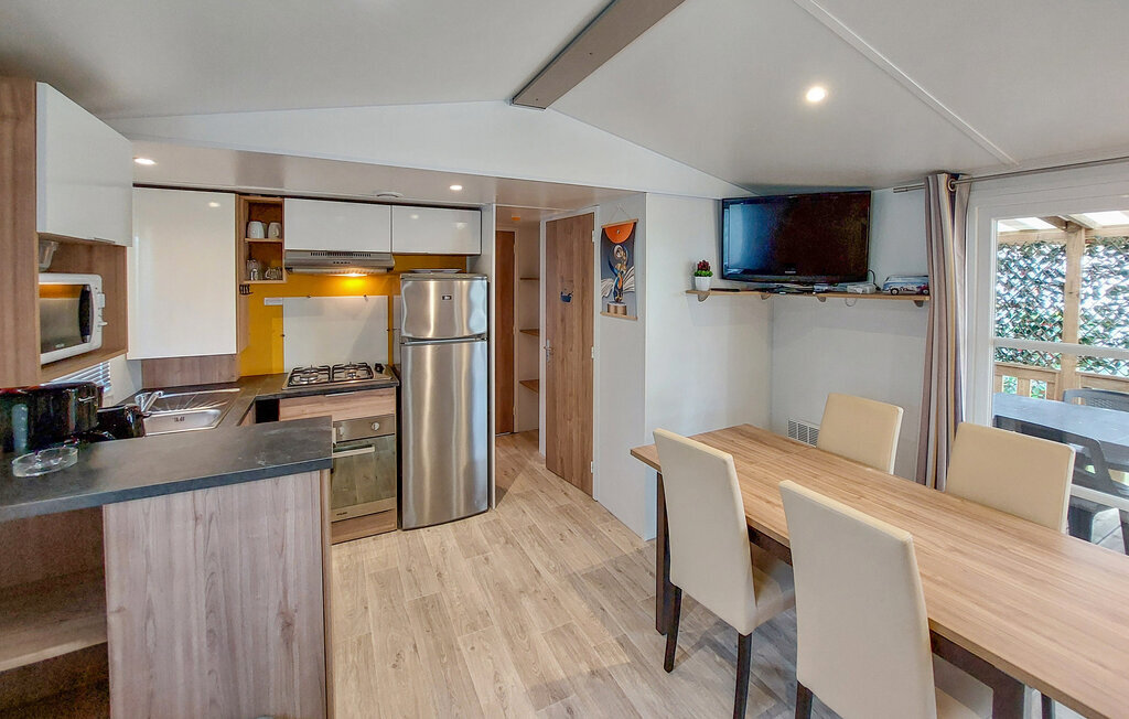 Mobil-home 8 pers. avec piscine chauffée à Saint-Julien-en-Born - Photo 22