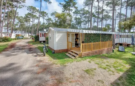 Location mobil home de vacances à Saint Julien en Born