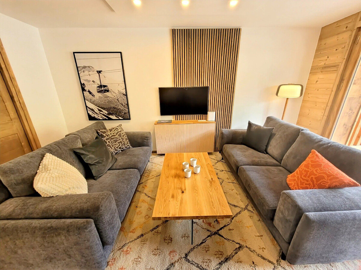 Duplex 4 chambres aux Gets, balcon ouest et garage - Photo 3