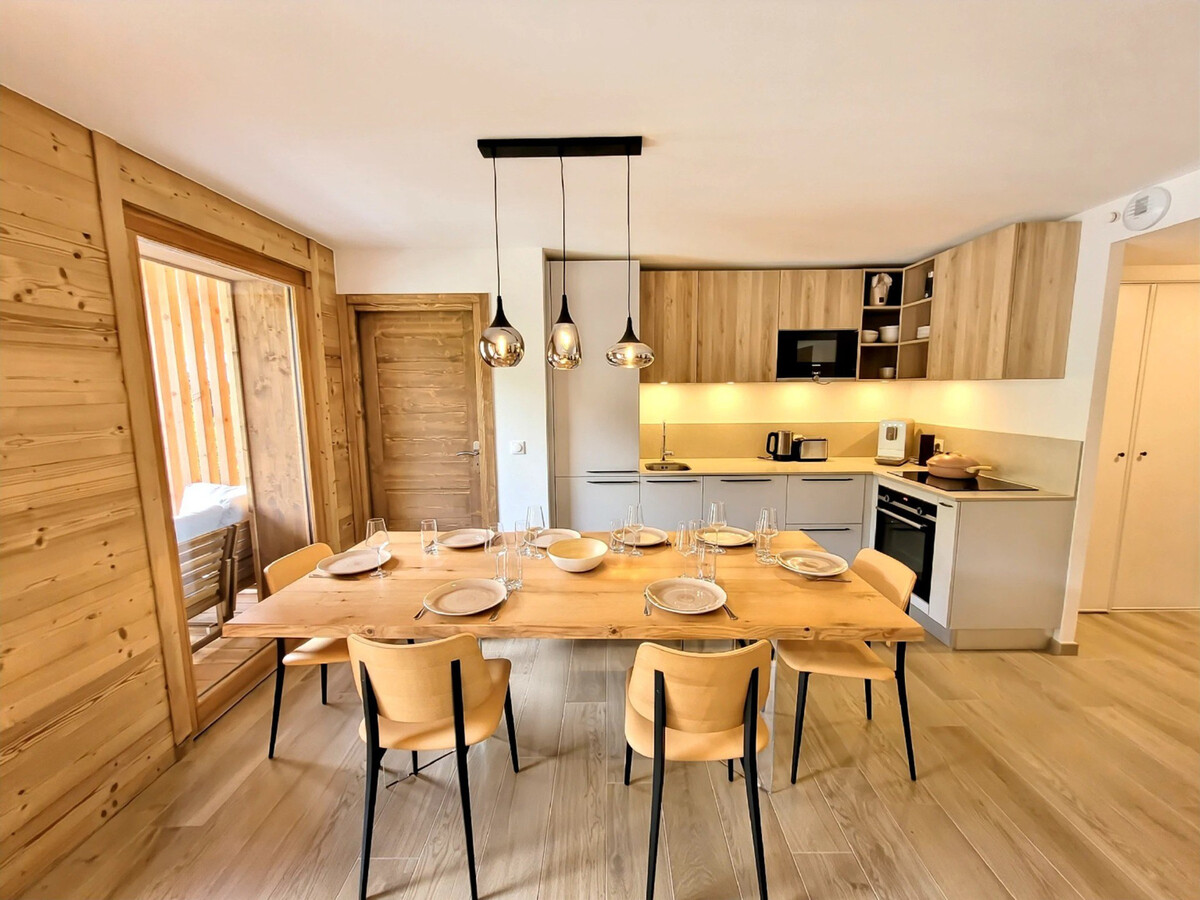 Duplex 4 chambres aux Gets, balcon ouest et garage - Photo 4