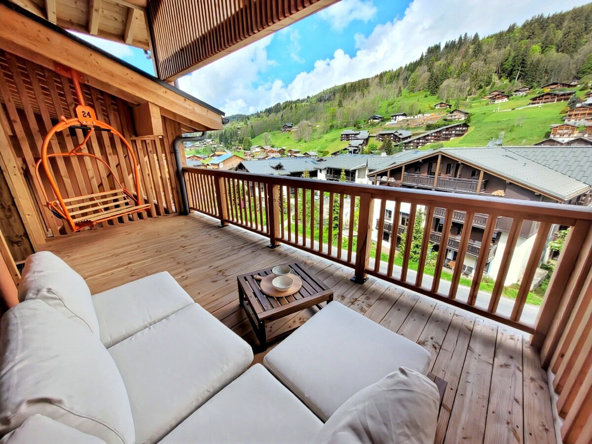 Duplex 4 chambres aux Gets, balcon ouest et garage - Photo 7